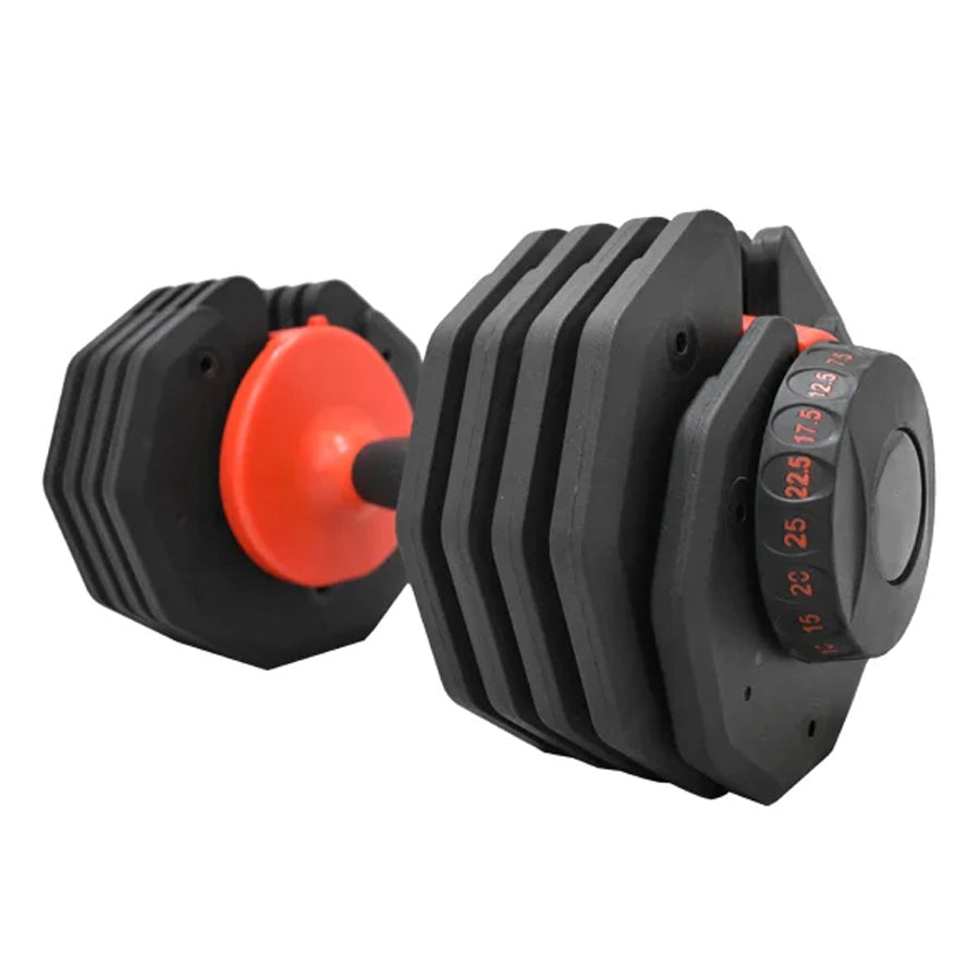 Adjustable Dumbbell 25kg 10-in-1 Weight Set for Home Strength Training