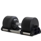 Solid Steel Adjustable Round Dumbbell 24–45kg for Compact Home Training