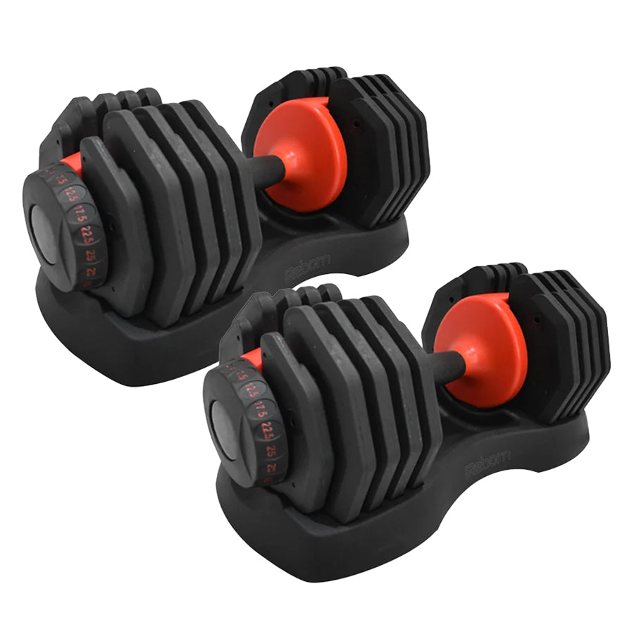Adjustable Dumbbell 25kg 10-in-1 Weight Set for Home Strength Training