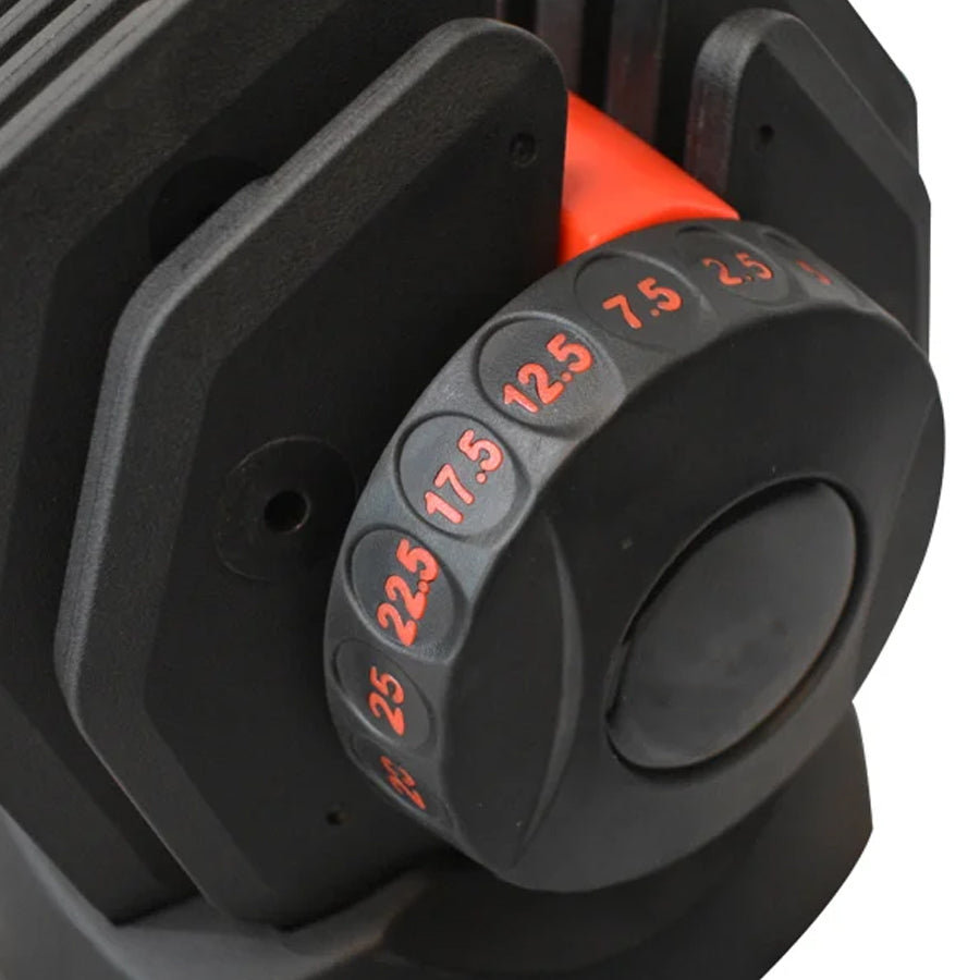 Adjustable Dumbbell 25kg 10-in-1 Weight Set for Home Strength Training