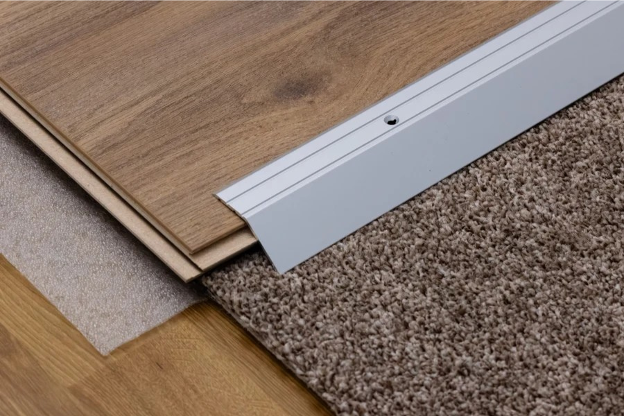 Anodised Aluminium Door Threshold Strip Ramp (45mm x 16mm) – 1m or 2m Length