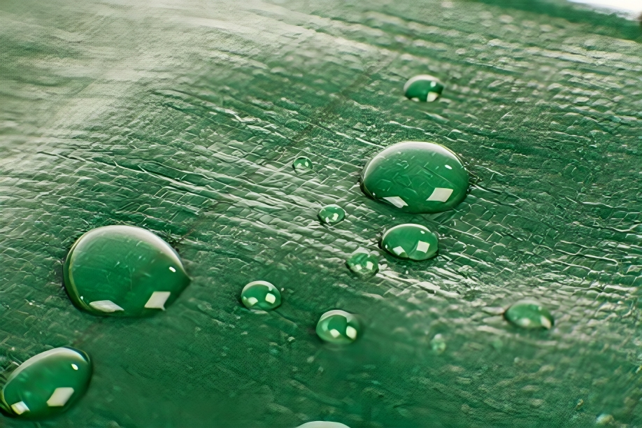 250GSM Green & Brown Heavy-Duty Polyethylene Waterproof Tarpaulin