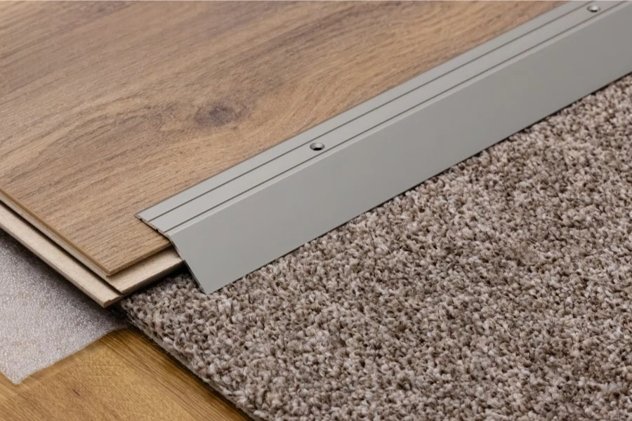 Anodised Aluminium Door Threshold Strip Ramp (45mm x 16mm) – 1m or 2m Length