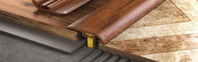 32mm PVC Wood Effect Ramp Door Threshold for Uneven Flooring