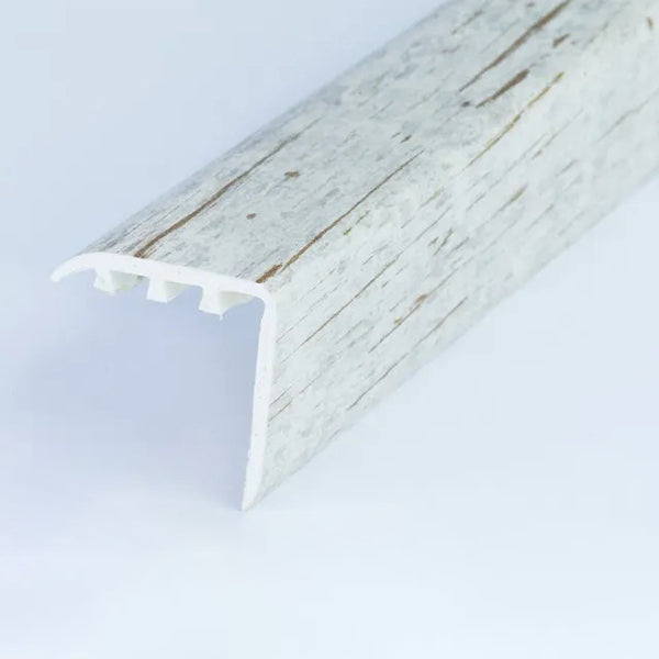 0.9m UPVC Stair Nosing – 30mm x 30mm – Wood Effect Finish