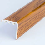 0.9m UPVC Stair Nosing – 30mm x 30mm – Wood Effect Finish