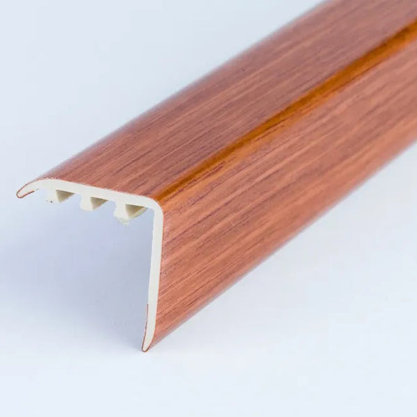 0.9m UPVC Stair Nosing – 30mm x 30mm – Wood Effect Finish
