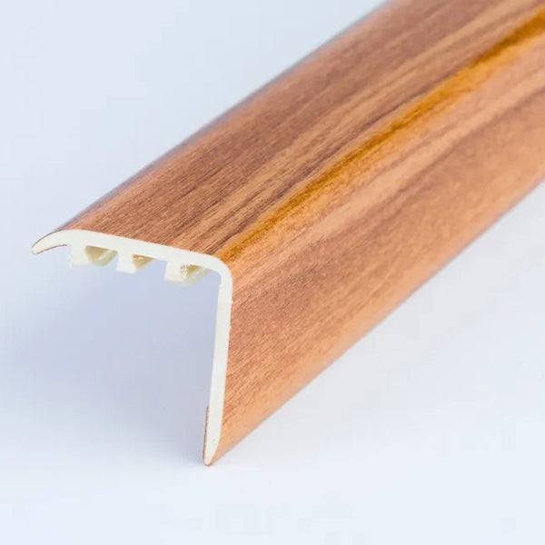 0.9m UPVC Stair Nosing – 30mm x 30mm – Wood Effect Finish