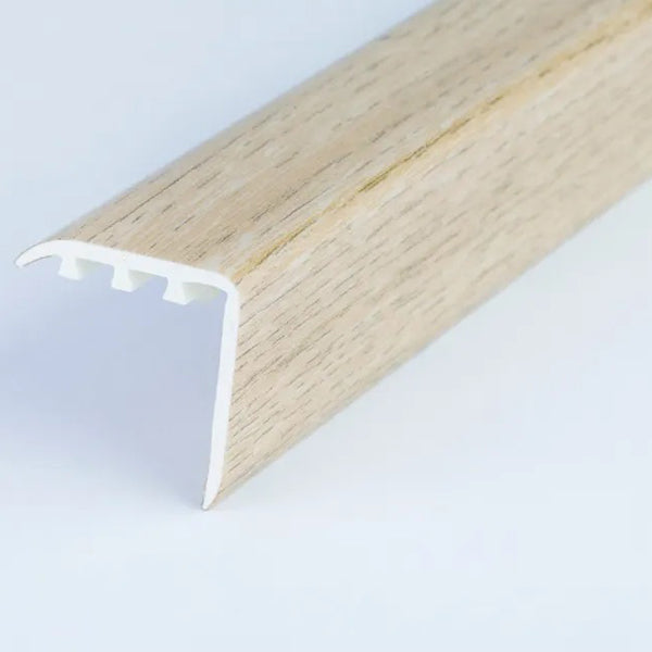 0.9m UPVC Stair Nosing – 30mm x 30mm – Wood Effect Finish