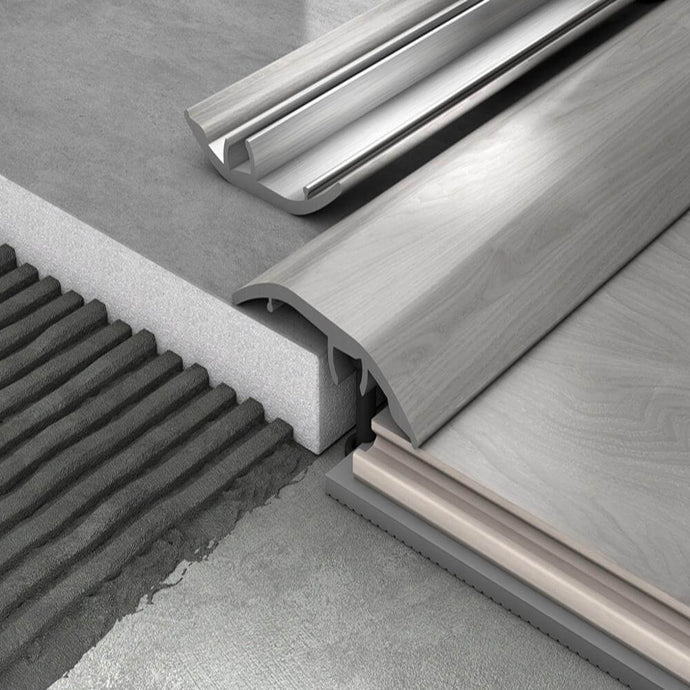 30mm 4 Way Aluminium Floor Transition Bar – Door Threshold & Edge Trim
