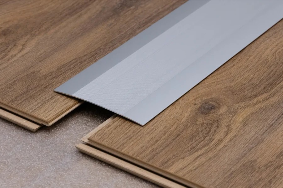 100mm Self Adhesive Aluminium Door Threshold (930mm Length) – Silver, Gold or Champagne