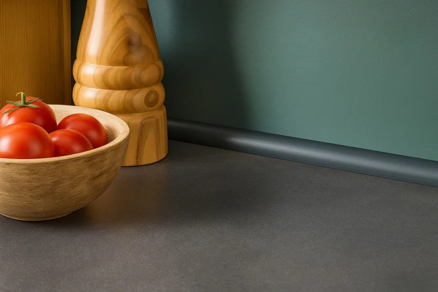 9mm UPVC Quadrant Corner Beading – 1m or 2.44m Length in White, Black or Silver