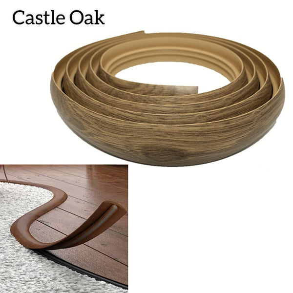 40mm Flexible PVC Floor Transition Strip for Curved & Uneven Flooring