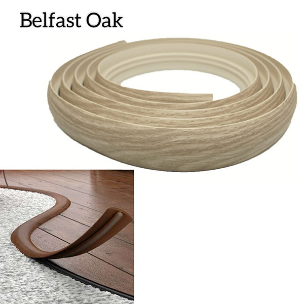 40mm Flexible PVC Floor Transition Strip for Curved & Uneven Flooring