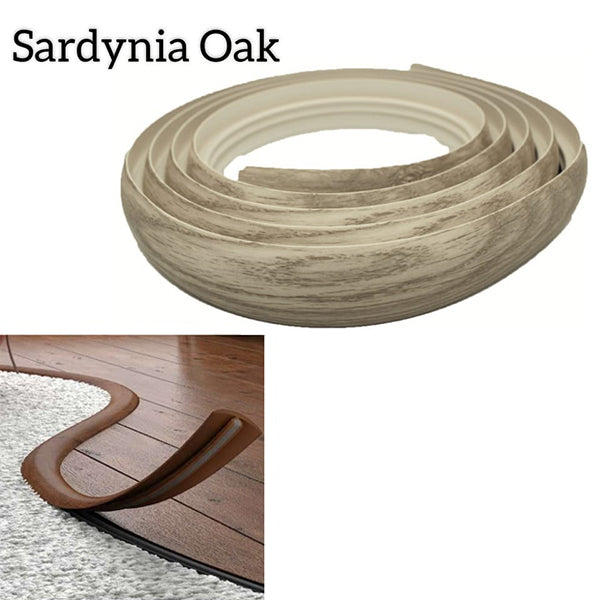 40mm Flexible PVC Floor Transition Strip for Curved & Uneven Flooring