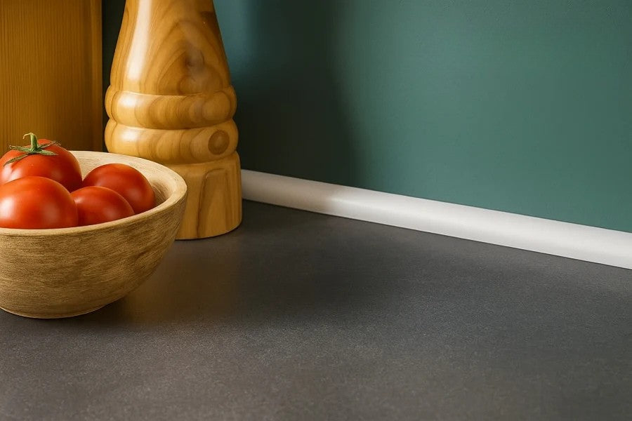 9mm UPVC Quadrant Corner Beading – 1m or 2.44m Length in White, Black or Silver