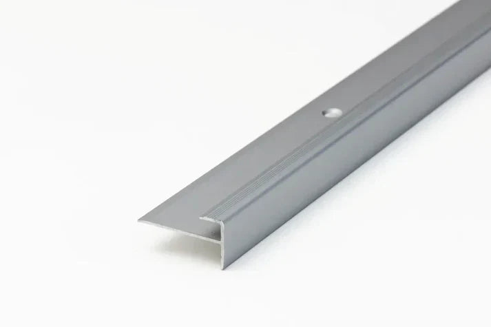 Silver, Gold & Champagne Aluminium Outer Corner Trim – 5mm LVT Stair Edge 900mm