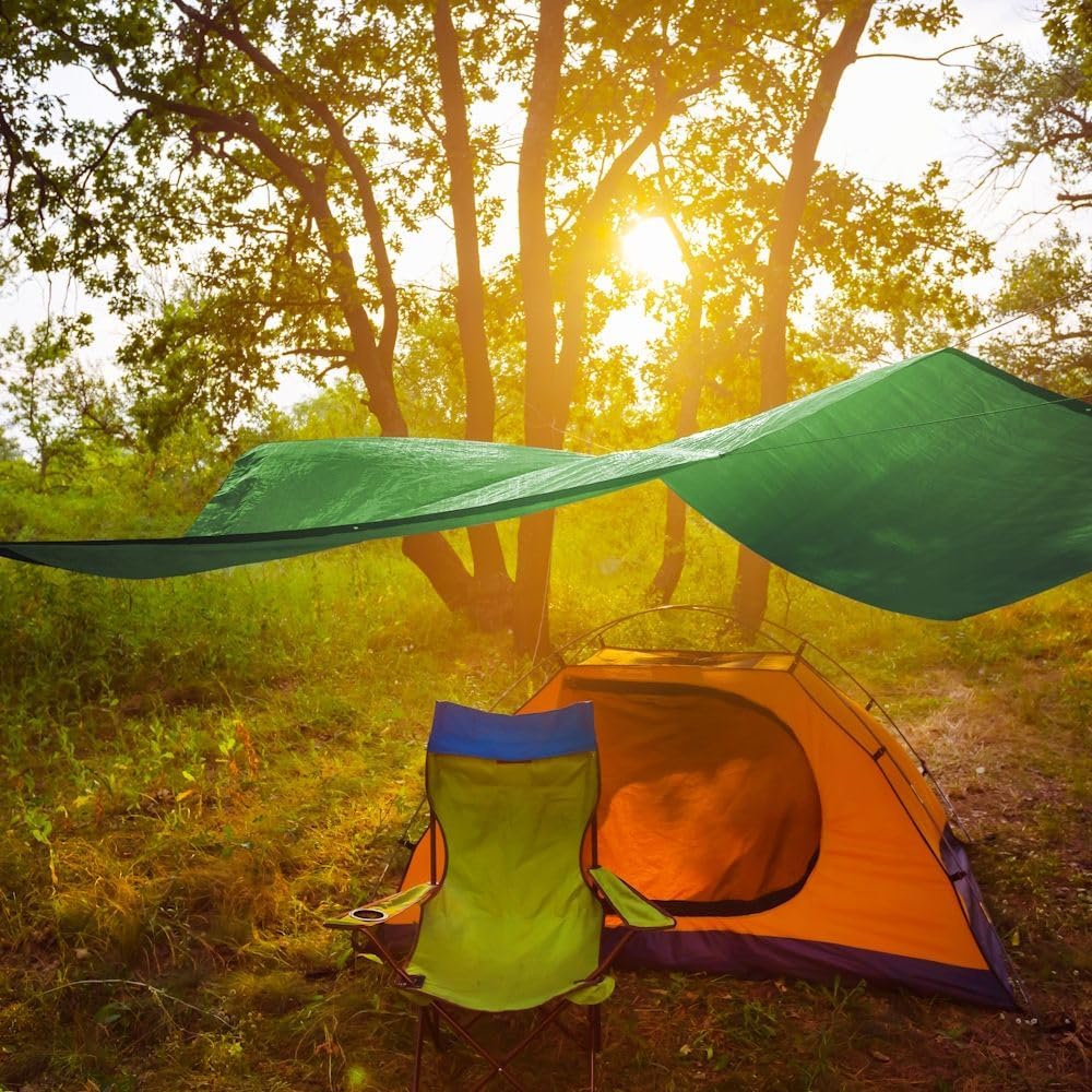 200GSM Green Waterproof Polyethylene Tarpaulin for Outdoor Use