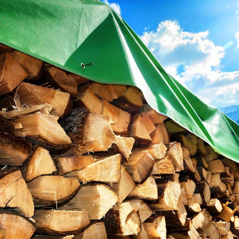 200GSM Green Waterproof Polyethylene Tarpaulin for Outdoor Use