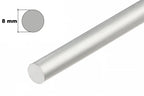 Solid Aluminium Round Bar 1m Length – Mill Finish Metal Rod for Machining & Fabrication