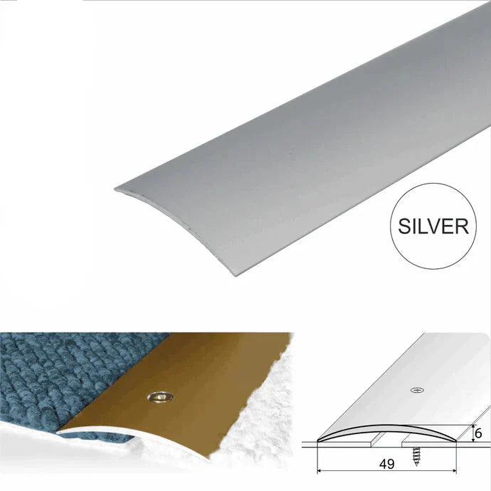 49mm Aluminium Floor Threshold Strip for Doorways and Floor Transitions