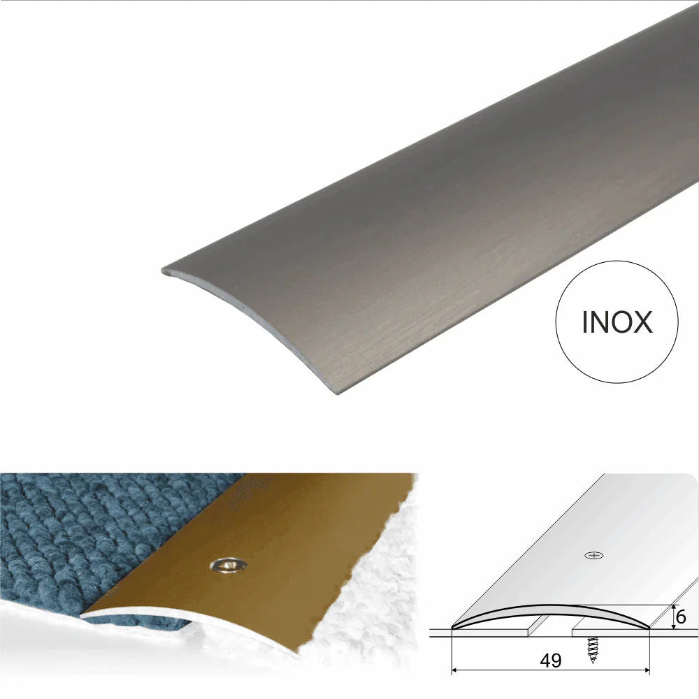 49mm Aluminium Floor Threshold Strip for Doorways and Floor Transitions