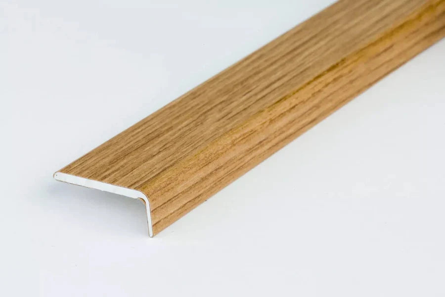 Self Adhesive Floor Trim 25mm x 10mm Edge Strip (1m or 2m) – Wood Effect & Anodised Aluminium