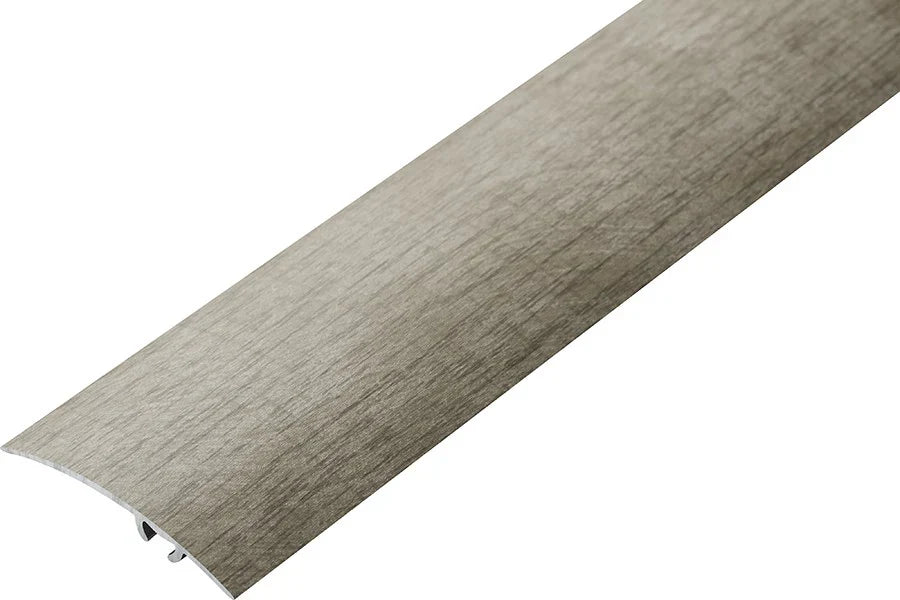 47mm Wood-Effect Aluminium Threshold Trim (930mm) – Self-Adhesive Door Strip for Laminate Joins