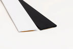 Self Adhesive PVC Flat Bar Cover Strip (1m) – Peel & Stick Trim in Black or White