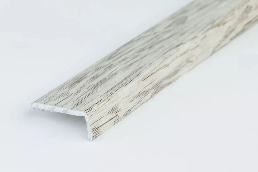 Self Adhesive Floor Trim 25mm x 10mm Edge Strip (1m or 2m) – Wood Effect & Anodised Aluminium