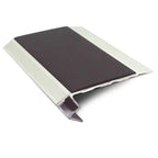 Light-Down Aluminium LED Stair Nosing 76.5 × 26mm with Non-Slip PVC Insert