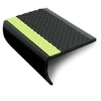 65 x 36mm Tredsafe Aluminator PVC Stair Nosing With Non Slip Insert and Glow Strip