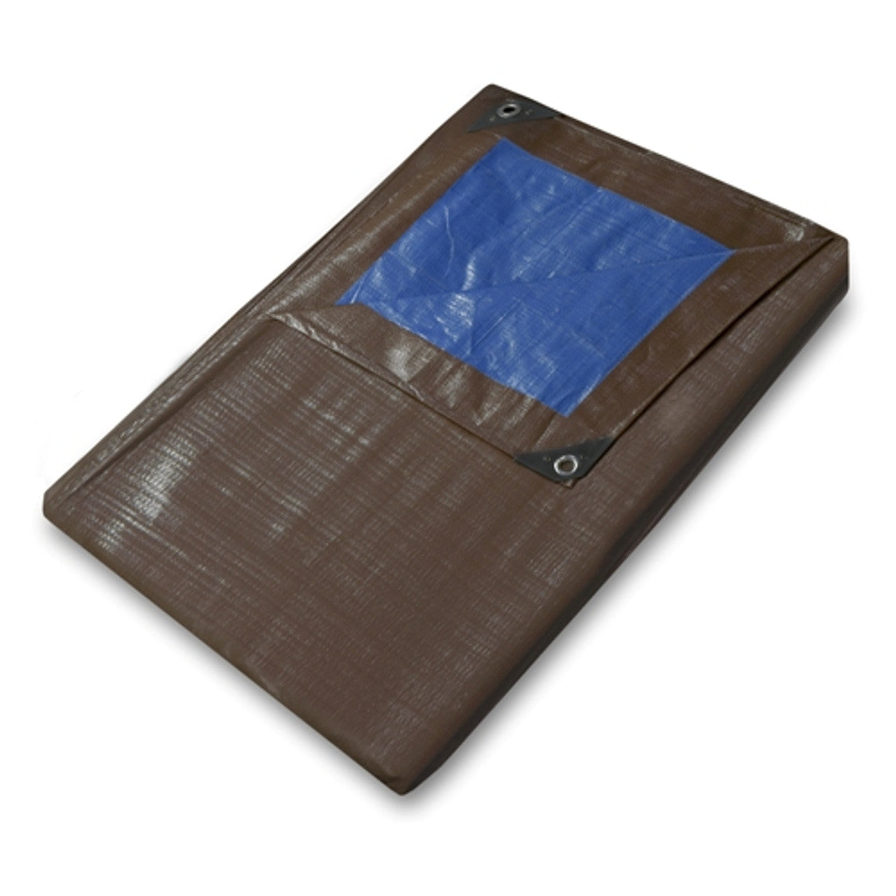 185GSM Brown & Blue Waterproof Polyethylene Tarpaulin