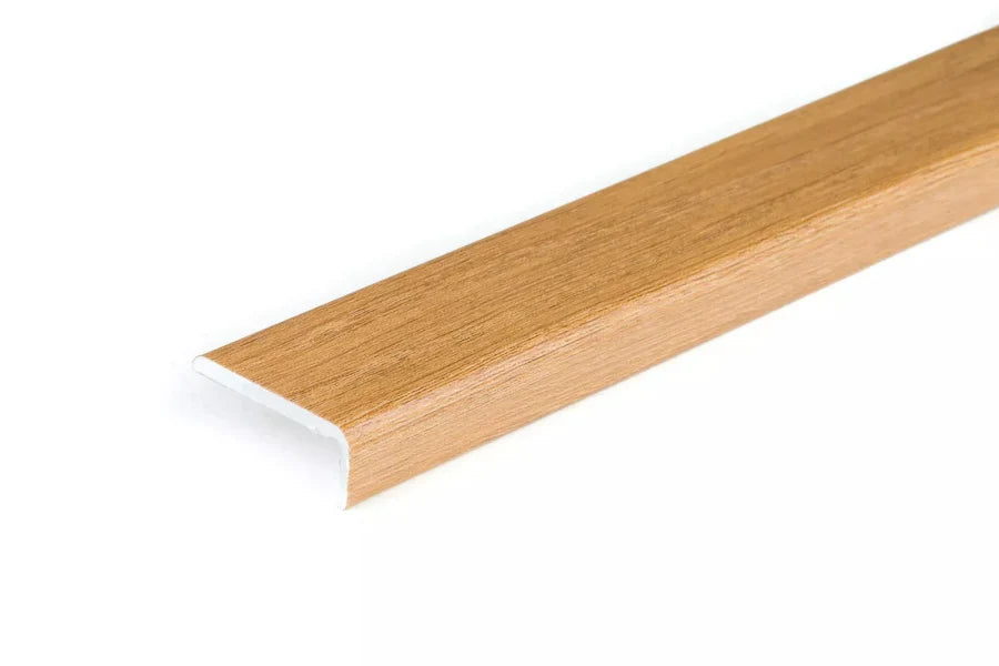 Self Adhesive Floor Trim 25mm x 10mm Edge Strip (1m or 2m) – Wood Effect & Anodised Aluminium