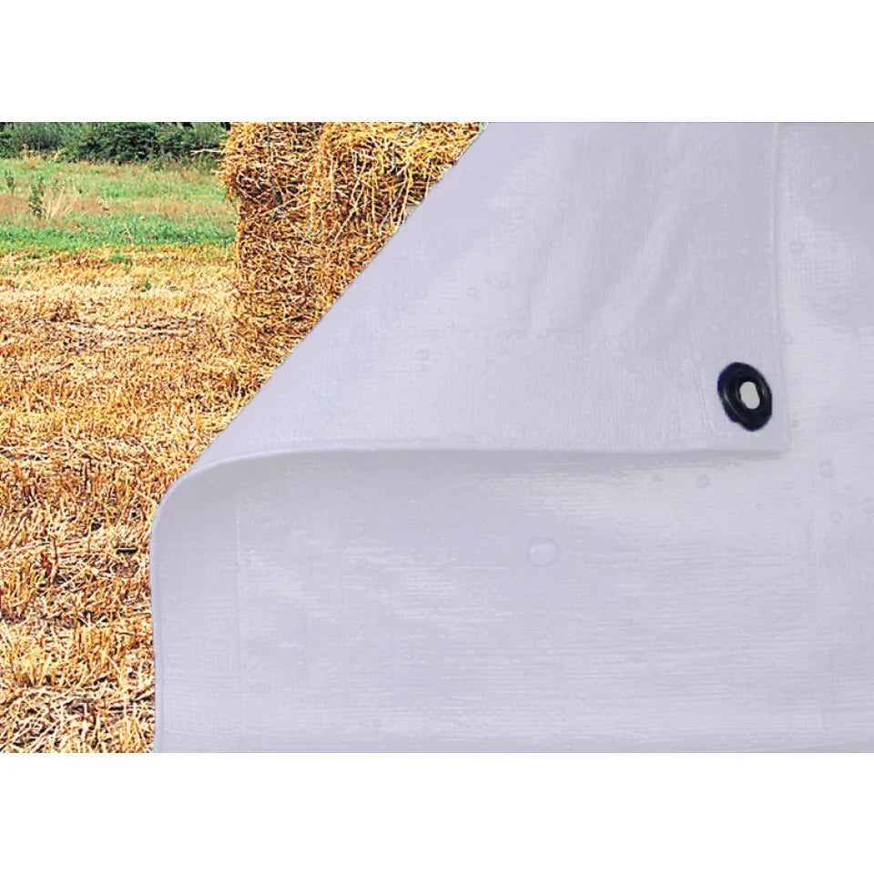 200GSM Heavy Duty Waterproof Poly Tarpaulin for Outdoor Covering