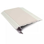 Light-Down Aluminium LED Stair Nosing 76.5 × 26mm with Non-Slip PVC Insert