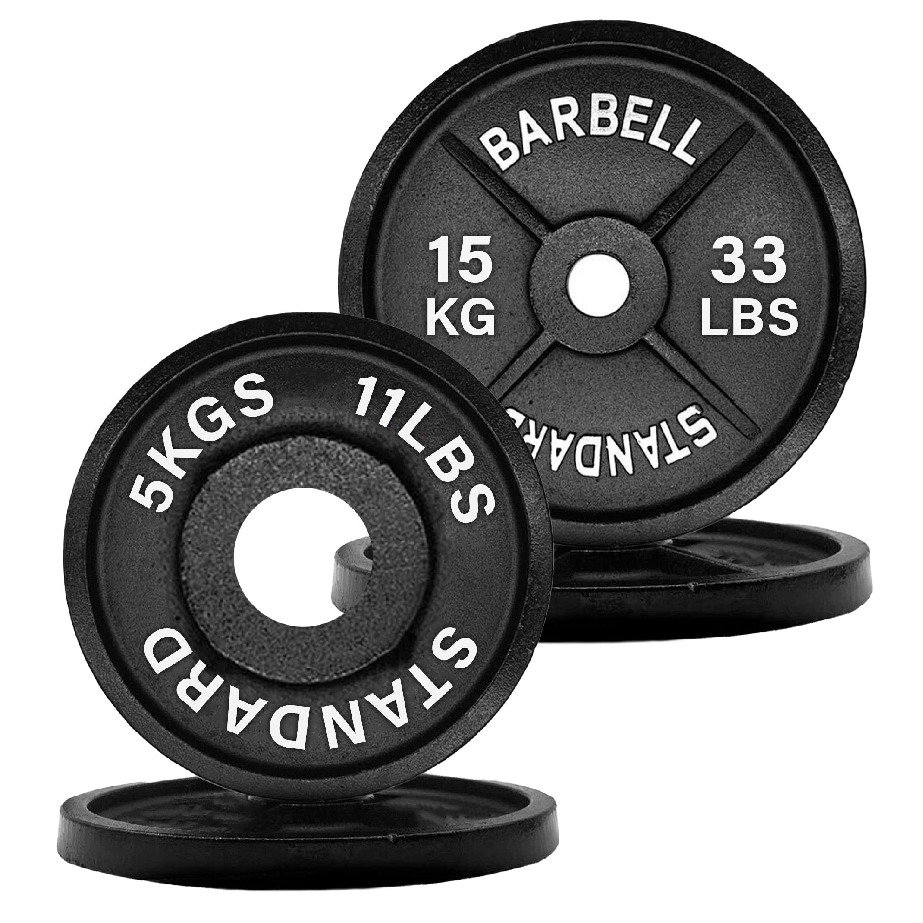 Cast Iron Olympic Weight Plates - 2″ Hole | Strength & Power Training