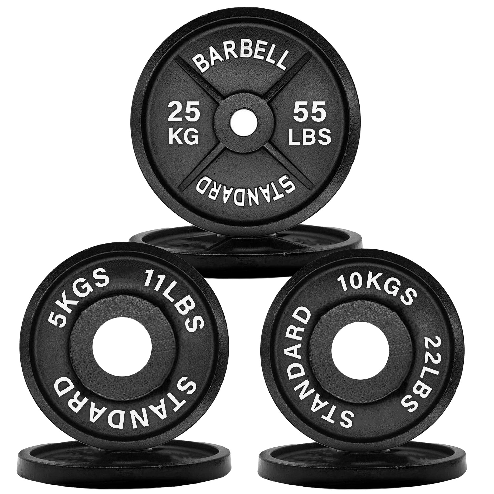 Cast Iron Olympic Weight Plates - 2″ Hole | Strength & Power Training