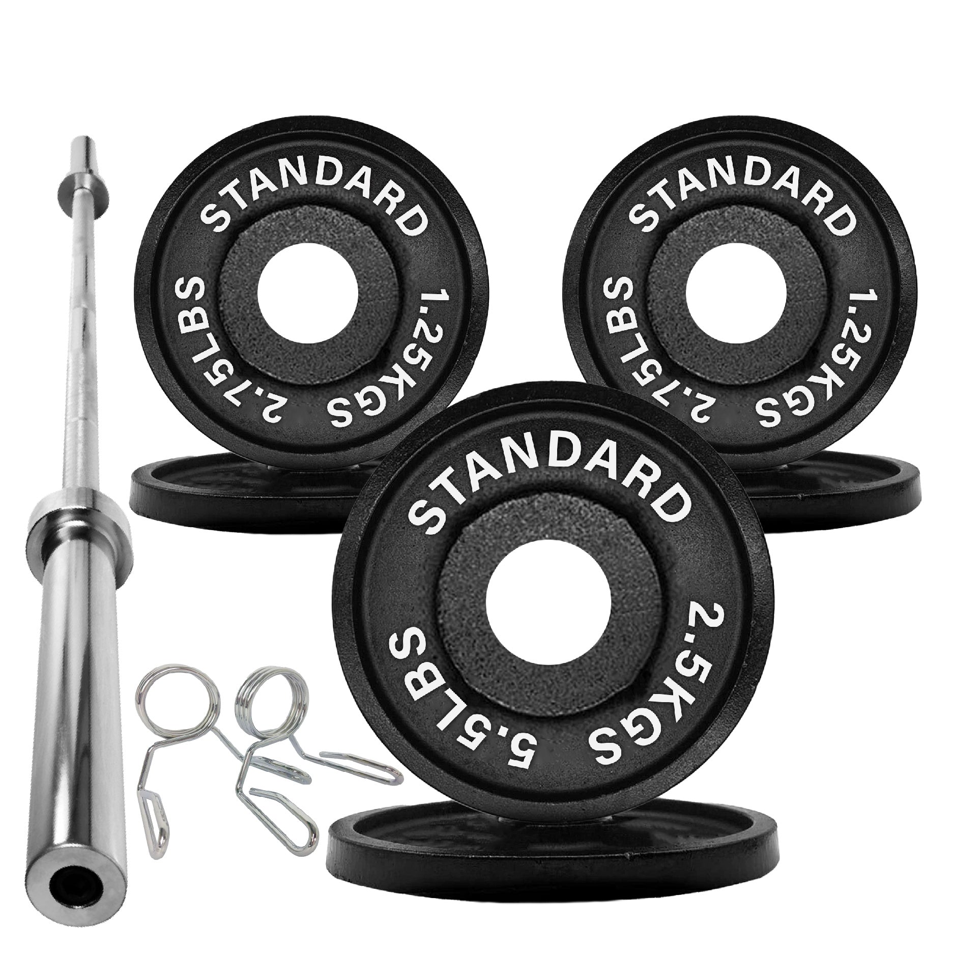 Cast Iron Olympic Weight Plates - 2″ Hole | Strength & Power Training