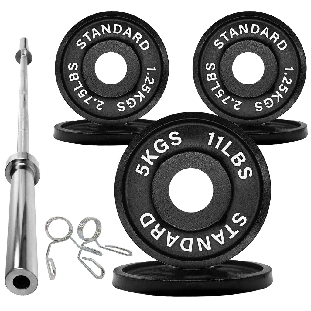 Cast Iron Olympic Weight Plates - 2″ Hole | Strength & Power Training