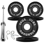 Cast Iron Olympic Weight Plates - 2″ Hole | Strength & Power Training