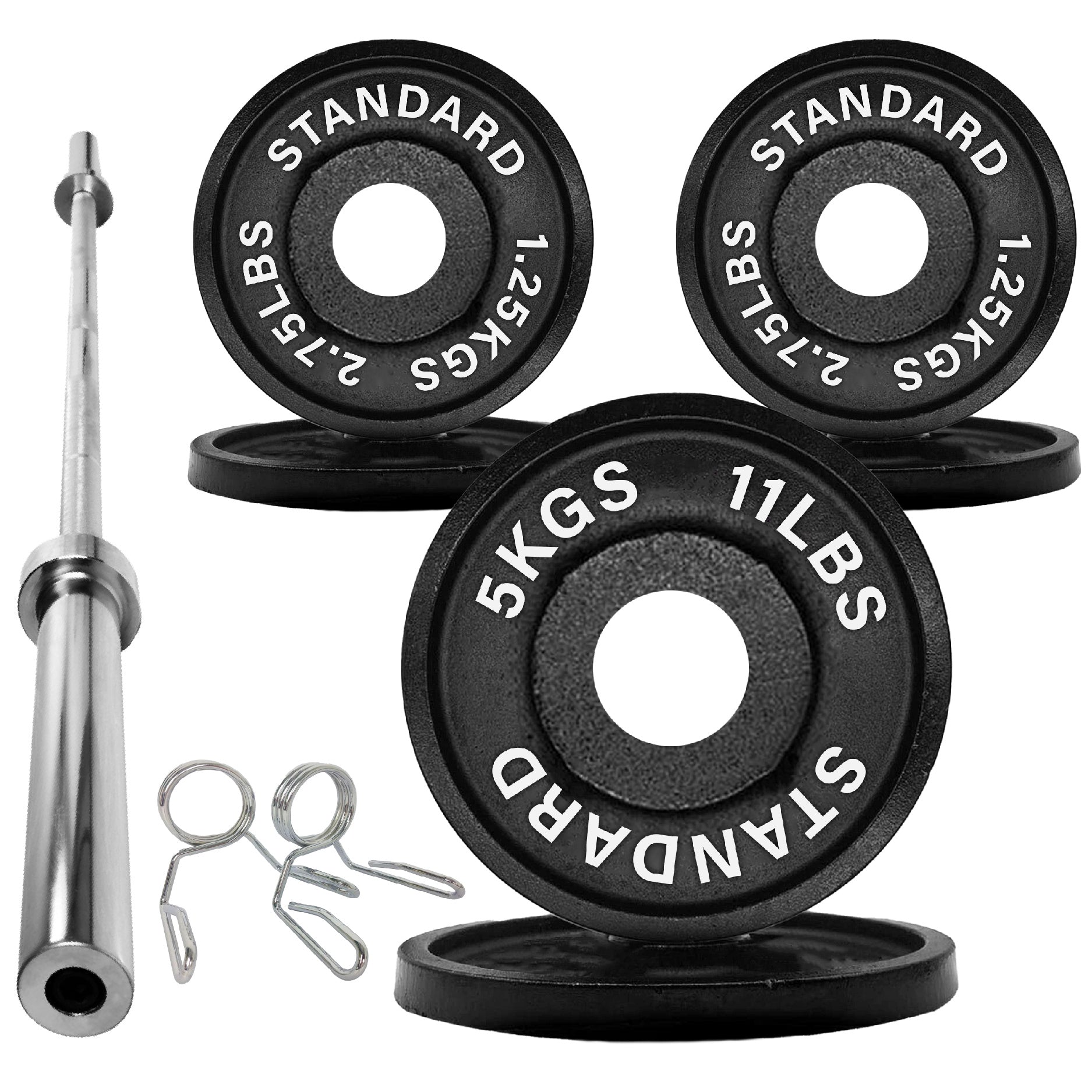 Cast Iron Olympic Weight Plates - 2″ Hole | Strength & Power Training