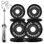 Cast Iron Olympic Weight Plates - 2″ Hole | Strength & Power Training