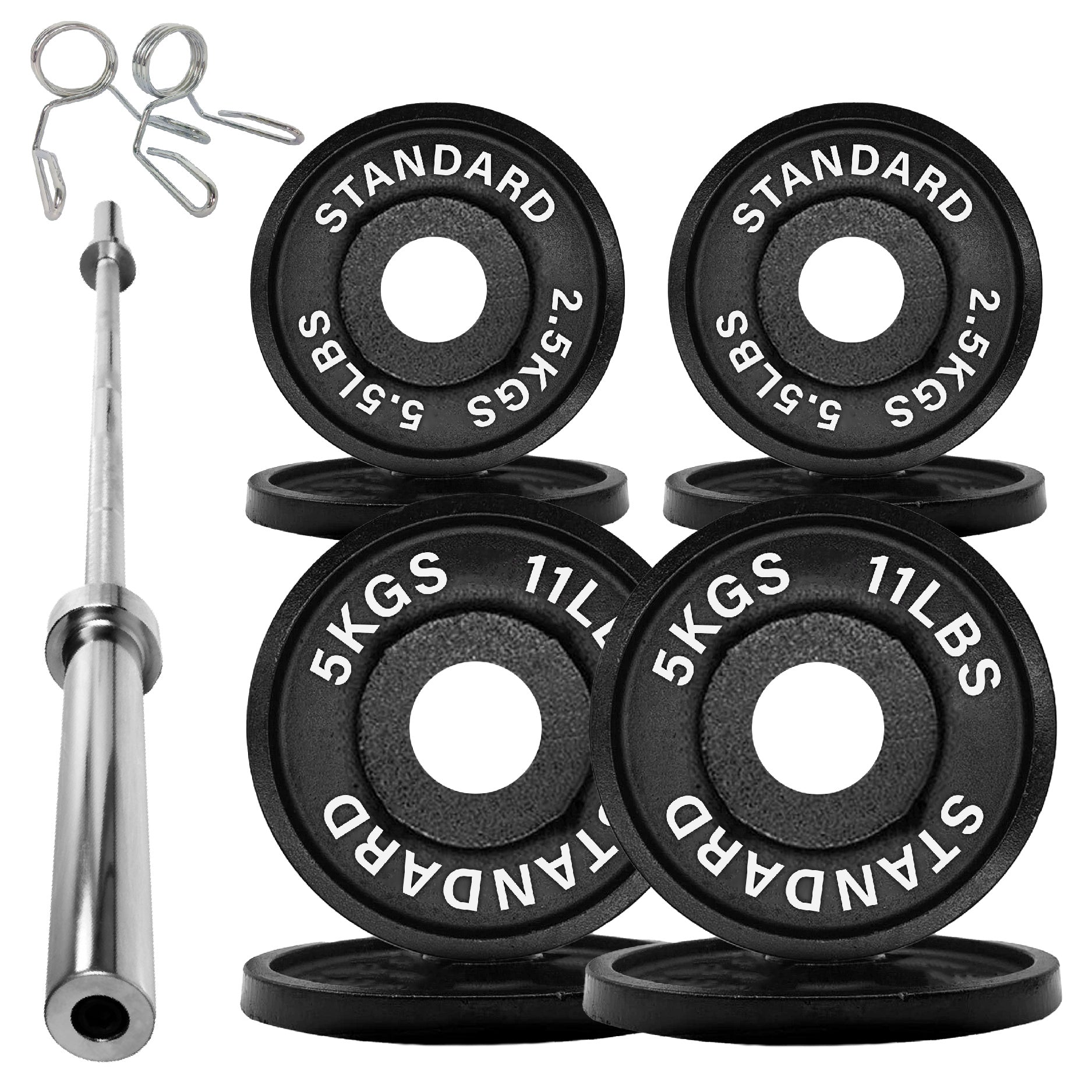 Cast Iron Olympic Weight Plates - 2″ Hole | Strength & Power Training