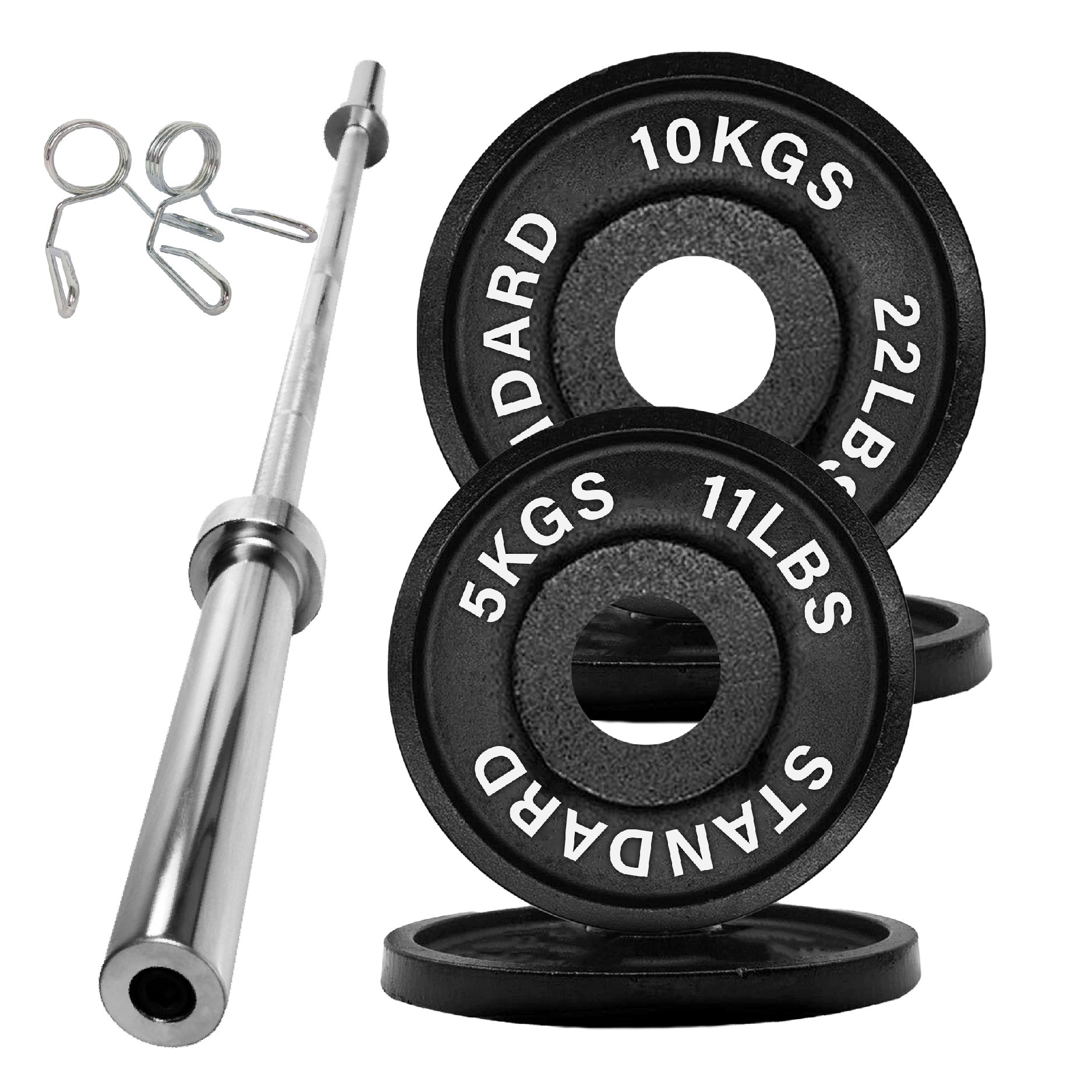 Cast Iron Olympic Weight Plates - 2″ Hole | Strength & Power Training