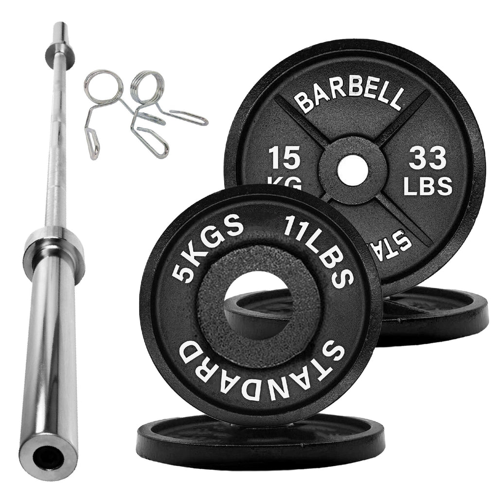 Cast Iron Olympic Weight Plates - 2″ Hole | Strength & Power Training