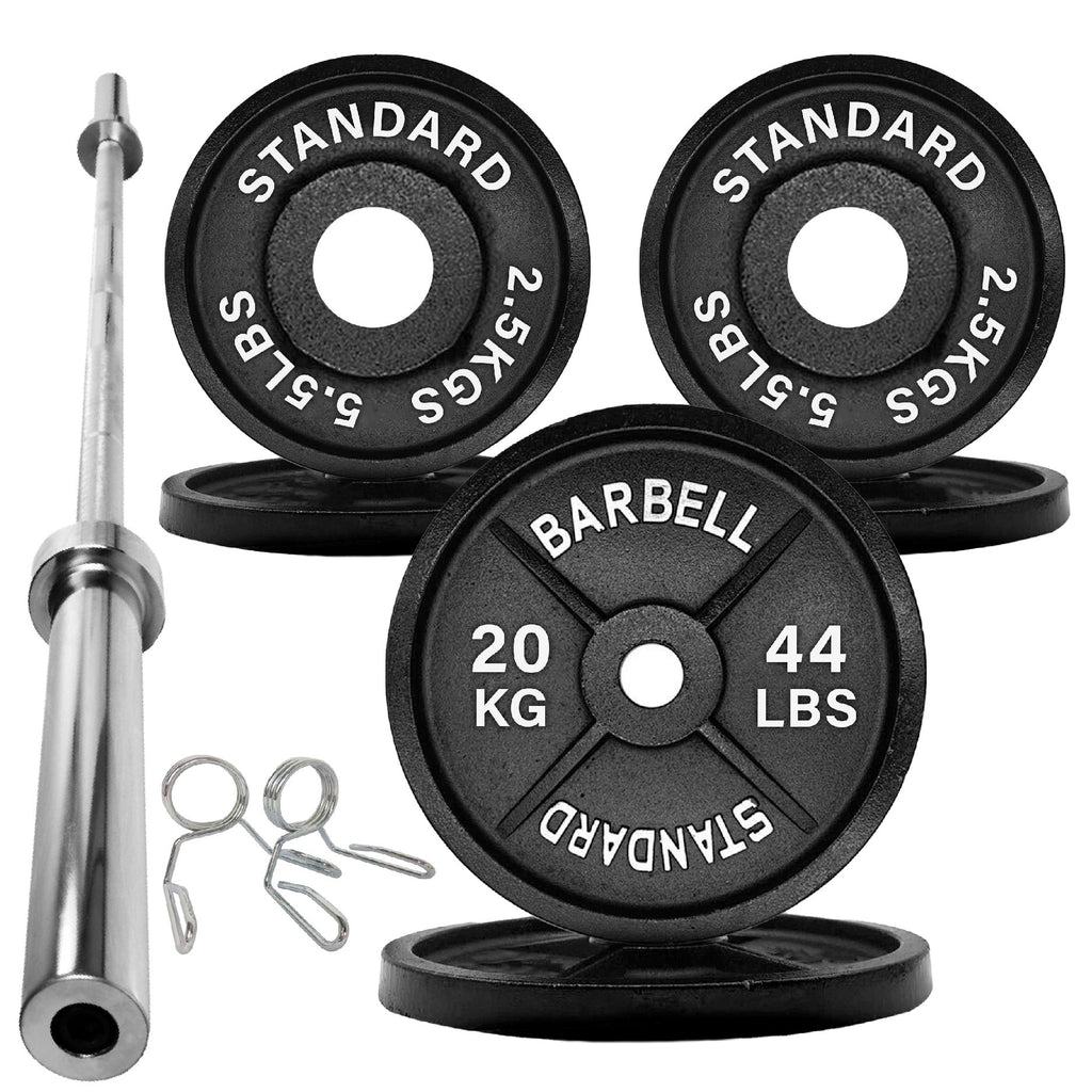 Cast Iron Olympic Weight Plates - 2″ Hole | Strength & Power Training