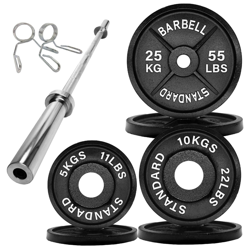 Cast Iron Olympic Weight Plates - 2″ Hole | Strength & Power Training