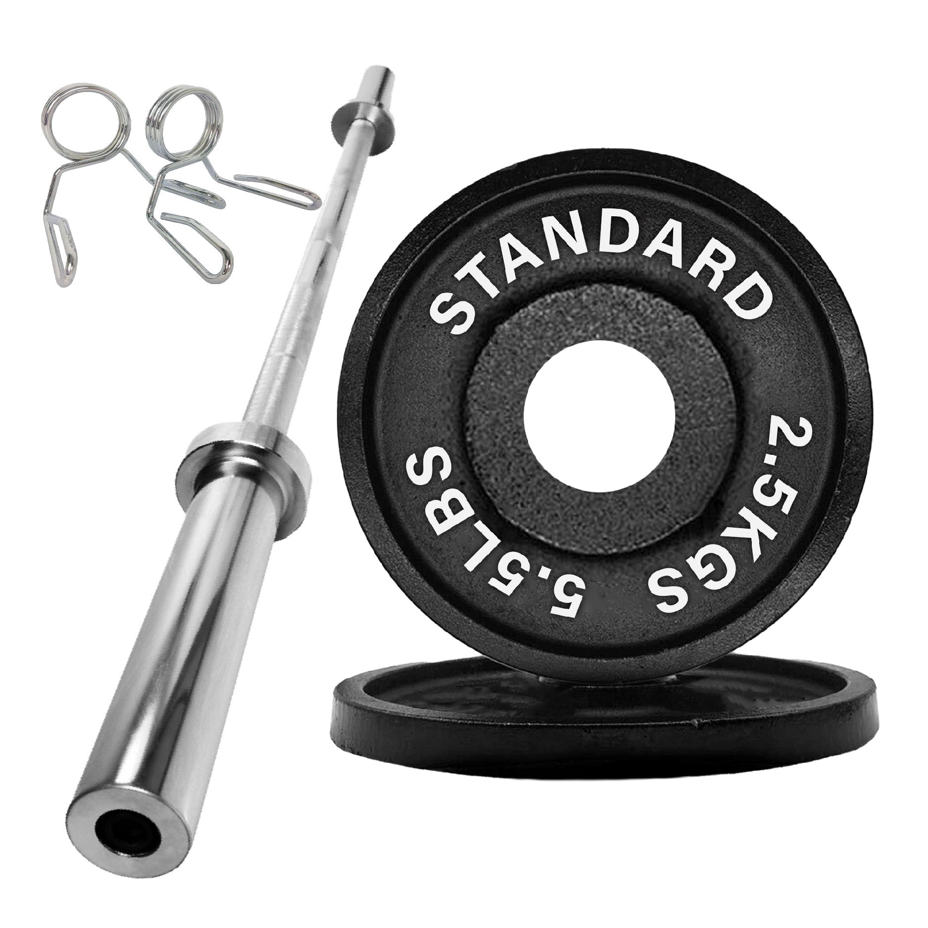 Cast Iron Olympic Weight Plates - 2″ Hole | Strength & Power Training