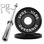 Cast Iron Olympic Weight Plates - 2″ Hole | Strength & Power Training